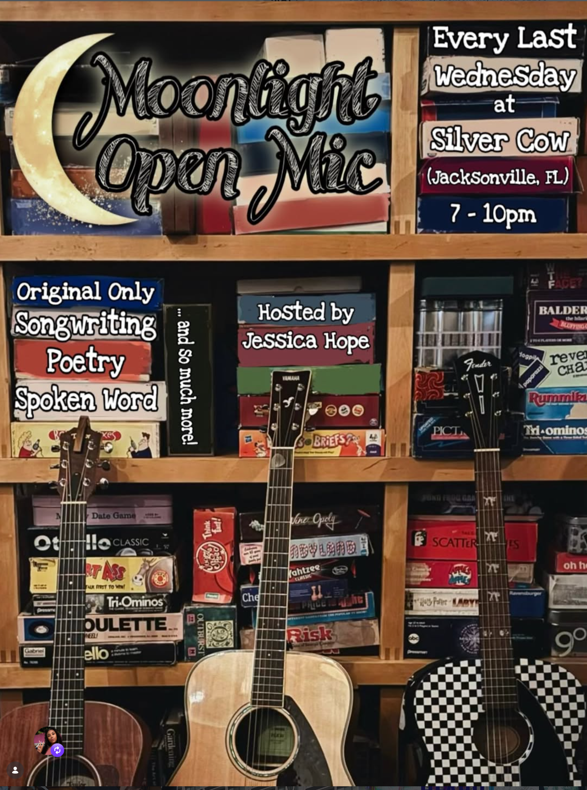 Moonlight Wednesday Open Mic